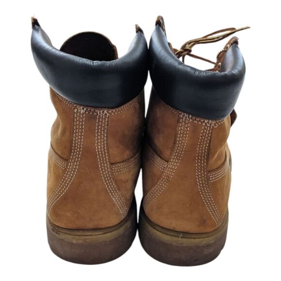 Pre-Owned Timberland 10061 Men's Size 13 Waterproof Boot - Wheat Nubuck - Picture 4 of 10